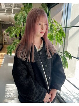 ニキータ(Nikiita) 〈ミルクティーピンク/ブリーチ/ダブルカラー〉S43