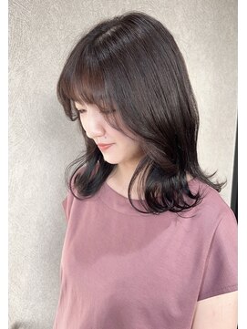 ナンブスカイ(nambu-SKY) 顔周りレイヤー×韓国くびれヘア