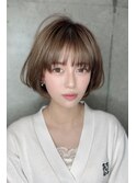 10代20代30代40代50代 前髪　内巻きマチルダボブ　藤沢
