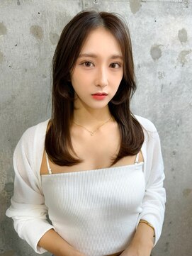 シーシンジュク 新宿南口(Sea shinjuku) 韓国風前髪×レイヤーカット【髪質改善/新宿/レイヤーカット】