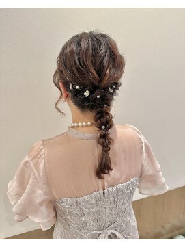 トリコ ショップアンドヘアサロン(tricot shop hair salon) 編み下ろしアレンジ♪yu