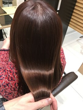 アニュー 北浦和店(ANEW) 《髪質改善》ピンク系カラーでツヤツヤに