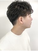 【morio原宿】刈り上げ　ウェーブ