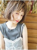 切りっぱなしボブ/ミニボブ/タッセルボブ/オン眉/帽子との相性◎