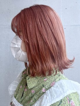 ゲーム 吉祥寺店(GAME) ダブルカラーミルクティーピンクベージュカラーハイトーンカラー