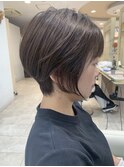 30代40代50代耳かけショートメンズライクハンサムショートカット