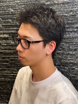 プレミアムバーバー 銀座店(PREMIUM BARBER produce by HIRO GINZA) スパイキー風ショート