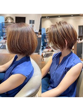 バンプ ギンザ(BUMP GINZA) 30代/40代/50代/絶壁解消/白髪ぼかし/大人小顔ショート【井川】