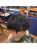 【新規メンズ限定】ツイストスパイラル・波パーマ＋カット＋マイクロバブル
