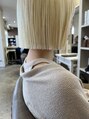ヘアーデザイン リリィ(hair design Lily)&nbsp;パツッとしたラインのこだわりボブスタイル