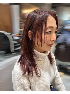 ノラ ヘアーサロン(NORA HAIR SALON) 【akane】レイヤーカットハッシュカット韓国ヘア顔周りカット