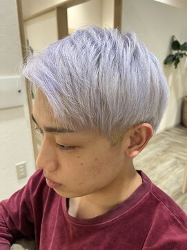 シミズヘアー(SHIMIZUHAIR) ホワイトバイオレットカラー