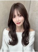 セミロング/大人女性/レイヤー