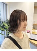 初めてのパーマにもおすすめ!ボブパーマ