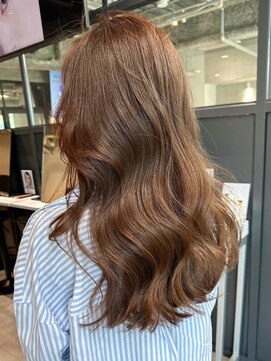 シオン(shion) マロンベージュ似合わせカットフェミニンロング_ba526531