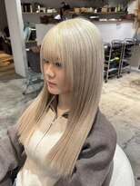 ナルヘアー 越谷(Nalu hair) 髪質改善カラー/ブロンドベージュ