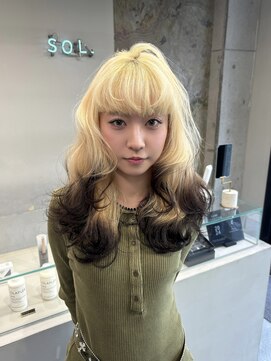 ソル ジングウマエ(SOL JINGUMAE) 《ブロンド×ブラック×ルーツカラー》