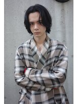 ブークル(boucle)&nbsp;メンズボブ　伸ばしかけヘア　メンズロング