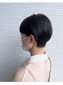 佐賀/黒髪/ショート/レイヤー/髪質改善/丸みショート