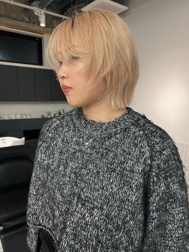 ステン(sten) ハッシュボブ×まろやかベージュ