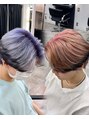カンゴール サロン トウキョウ セントラル 原宿(KANGOL SALON TOKYO CENTRAL) メンズバレイヤージュ/デザインカラー/ベージュカラー