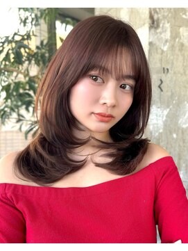 ロビー 表参道(ROBBY) ミディアムレイヤーカット/くびれヘア/大人可愛い/20代30代40代