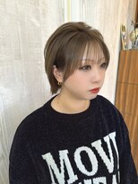 ヘアーアンドライフミルコ(miRuko) レイヤーショート×ヘーゼルベージュ