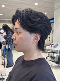 フェザーパーマニュアンスパーマ毛流れパーマメンズパーマ