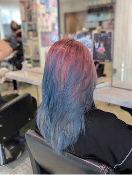 トーキョー オタクヘアー(TOKYO OTAKU HAIR) 恋と深空 マヒル/推しカラー/概念カラー/バレイヤージュ/ピンク
