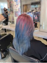 トーキョー オタクヘアー(TOKYO OTAKU HAIR) 恋と深空 マヒル/推しカラー/概念カラー/バレイヤージュ/ピンク