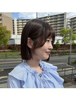 ヨーク(YOKE)&nbsp;ボブ/切りっぱなしボブ/前髪カット/髪質改善ストレート