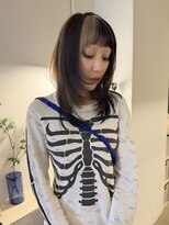 ニコフクオカヘアーメイク(NIKO Fukuoka Hair Make)&nbsp;《NIKO》周りと差をつけるデザインカラー☆レイヤーカット