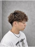 刈り上げマッシュ×シャドウパーマ