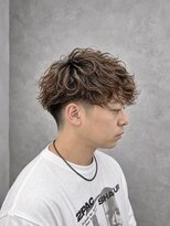 ジールサロン つくば本店 刈り上げマッシュ×シャドウパーマ