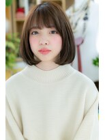 ENOAhair&spabyCOVERHAIR【ショート/白髪染め ぼかし/ヘッドスパ】【10/1開店(予定)】&nbsp;川口／大人可愛いナチュラルボブ×小顔丸みシルエット