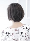 美シルエット×ショートボブ×前下がり×エアリー