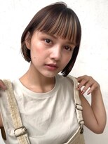 シー バイ ロンド 新宿(Sea by Lond)&nbsp;【福島泰】大人かわいいミニボブにインナーカラー♪