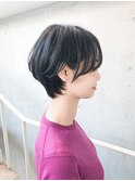 ショートヘア パーマ アクア表参道【世良綾花】