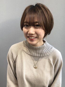 ジアン バイ ミルボン NU茶屋町+(GIEN by milbon) 周りから褒められるふんわり可愛いショートボブ