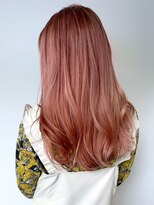 アイティーバイアルバム 八王子店(IT by ALBUM) ペールピンク_かきあげロングマロンベージュ_ba328421