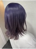 アメジストパープル  10代 20代 30代 ブリーチカラー