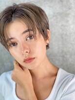 ユアーズヘアセカンド(youres hair 2'nd)&nbsp;大人可愛い☆小顔矯正カット☆ハンサムショート/流し前髪