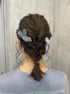 ジーナ 流山おおたかの森(Zina) 編みおろしヘアセット【Zina　大越香苗】