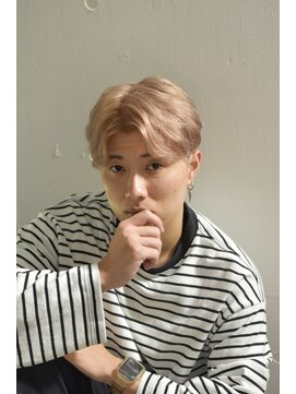 スピンオフシフト(SPIN-OFF SHIFT) センターパート×ピンクベージュ