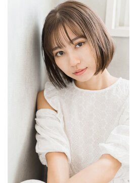 トッカ ヘアアンドトリートメント 難波店 内巻き可愛いボブスタイル