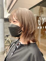 エム(EM) ダブルカラーミルクティーベージュカラーケアブリーチ韓国