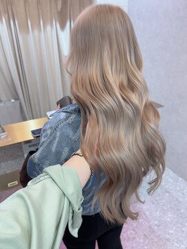 ロンド レア 天神大名店(Lond Le’a) ミルクティー/ダブルカラー/ケアブリーチ/大名/ピンクブラウン