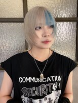 ボコカ(bococa) ホワイトベージュ/デザインカラー/水色/ウルフ