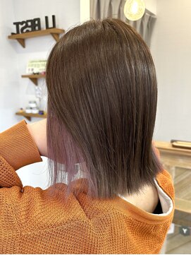 リベストバイジェービー 稲毛(li best. byjb) イメチェン/ハッシュカット/フルバング/レッドブラウン【稲毛】