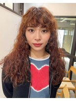 ナループロアオハナ(Nalu pu loa ohana)&nbsp;前髪パーマ/ハードパーマ/ロングパーマ/赤毛/スパイラルパーマ